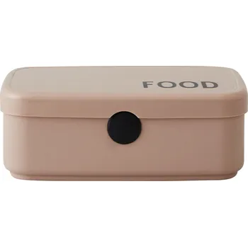 Úložný box Design Letters, Krabička na svačinu Food & Lunch nude - Formadore