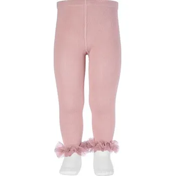 Dívčí legíny Cóndor bavlněné legíny s volánky 24940_526 Velikost: 000 / 0 - 3 měsíce