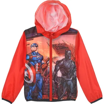 Chlapecká bunda Chlapecká šusťáková bunda AVENGERS červená Velikost: 116
