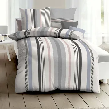 Povlečení Kaeppel | Povlečení Origin šedé 140x200, 70x90 - makosatén