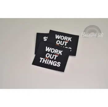 Nášivka Work out Things (E) (Nášivky na oblečení)