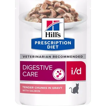 Pro kočku HILL'S Prescription Diet i/d losos kapsička pro kočky 12 x 85&nbsp;g