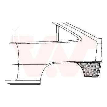 Příslušenství karosérie Boční stěna VAN WEZEL 3734133