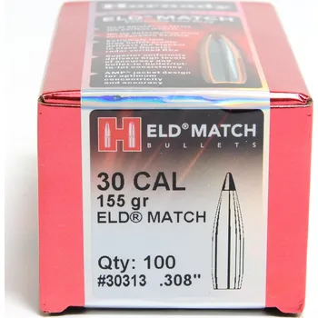 Airsoftová zbraň Střela Hornady - ELD Match .30 cal.(308") 155gr./ 10,0 g