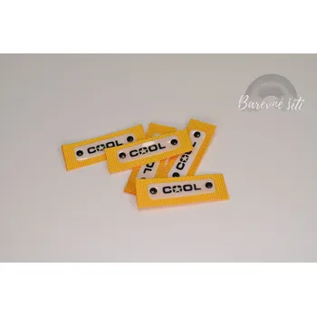 Nášivka Cool žlutá (E) (Nášivky na oblečení)
