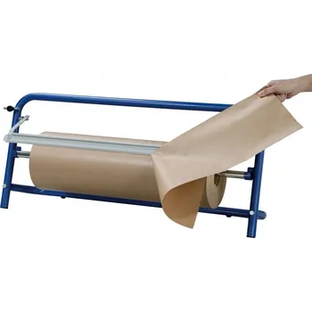 Obalový materiál Odvíječ papírové a stretch fólie s ořezem Ochranné hrany: Pro šíři fólie nebo papíru max. 60 cm a průměr role max. 24 cm