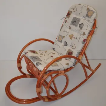 Podsedák Axin Trading s.r.o. Polstr UNI na houpací křeslo motiv srdce Love