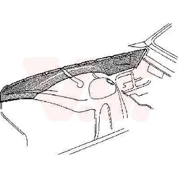 Blatník karosérie Vnitřní blatník VAN WEZEL 3723220