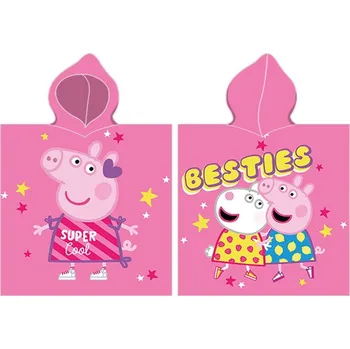 Carbotex Dětské pončo 50 x 115 cm, Prasátko Pepina a Suzy