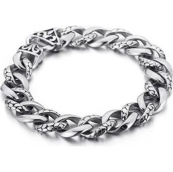 Náramek Šperky4U Pánský ocelový náramek - OPA1783