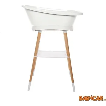 koupací vanička BÉBÉ-JOU sada digitální vanička SENSE EDITION se stojanem White