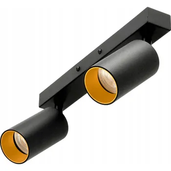 Svítidlo Berge LED stropní svítidlo VIKI GOLD - 2xGU10 - černé