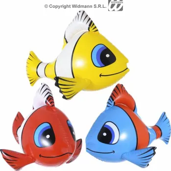 Party dekorace WIDMANN Nafukovací Rybička 60 cm Červená