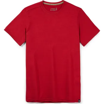 Pánské tričko Smartwool M SHORT SLEEVE TEE SLIM FIT rhythmic red