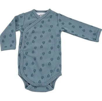 Kojenecké oblečení LODGER body ROMPER PRINT RIB LONG SLEEVES Ocean vel. 80