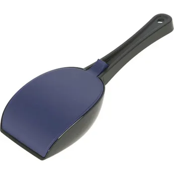 Toaleta pro kočku Lopatka na trus plastová s víkem, 28 x 10 cm, námořní modrá