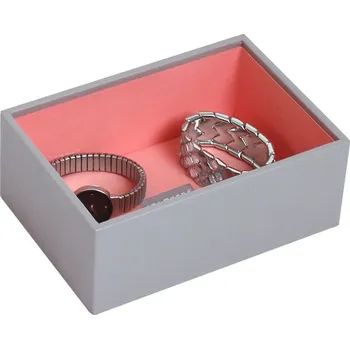 Šperkovnice Stackers, Krabička na šperky Stackers open mini šedo-korálová - Formadore