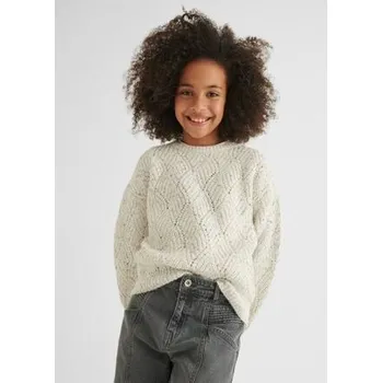 Dívčí svetr dívčí svetr s hrubým vzorem Mayoral 7373-23 velikost 170