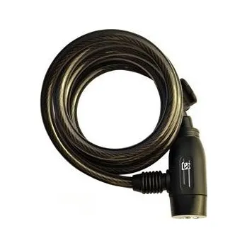 Zámek na kolo zámek ROCK MACHINE spirála 1500x10 mm