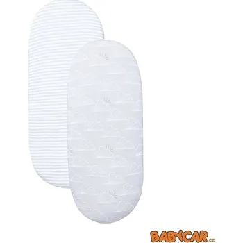 Prostěradlo SHNUGGLE prostěradlo 74x30cm 2ks Grey