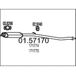 Střední tlumič výfuku MTS 01.57170