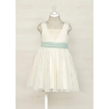 Dívčí šaty Dívčí luxusní sváteční šaty abel and lula 5033 smetanové Rozměr: 140 (10 let)