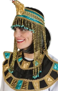 Karnevalový doplněk Funny Fashion Egyptská koruna Kleopatra