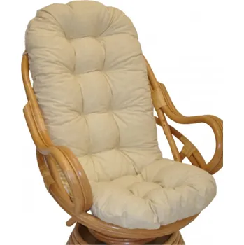 Podsedák Axin Trading s.r.o. Polstr na křeslo Swivel béžový melír