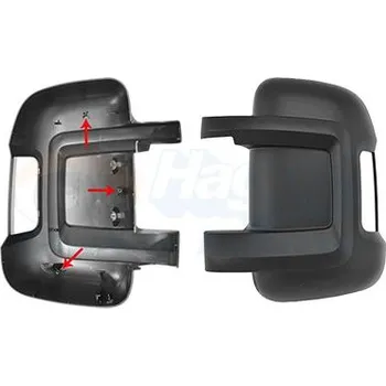 Auto zrcátko Kryt, vnější zrcátko VAN WEZEL 1651841