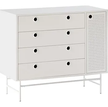 Komoda Bílá lakovaná komoda Teulat Punto 97 x 45 cm