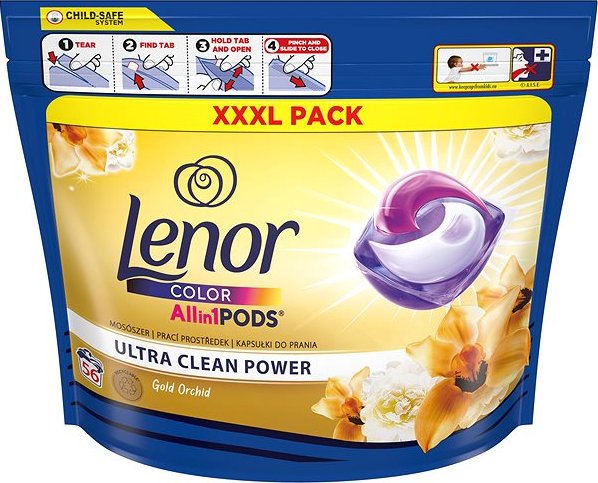 Dash All-in-One Pods - Touch of Lenor - 40 pcs