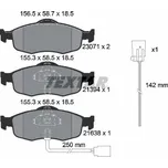 Sada brzdových destiček, kotoučová brzda TEXTAR 2307104