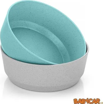 REER miska 2ks Modrá/Šedá