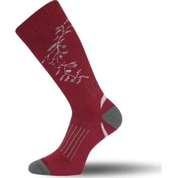 Pánské ponožky SDF lyžařské ponožky Lasting vínová S