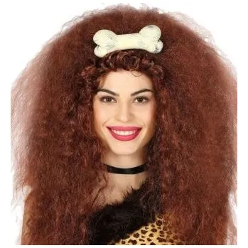 Karnevalový doplněk Kost na sponě - pravěk - 13 cm