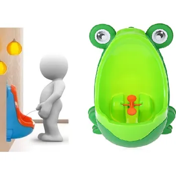 Nočník nočník-pisoár ŽÁBA zelená, 29x18cm, přísavky, plast