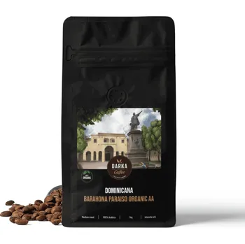 Dominicana Barahona Paraiso Organic AA - zrnková káva, balení 1 kg