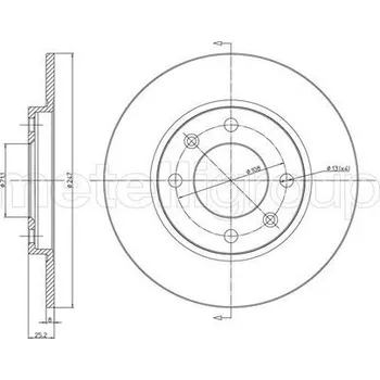 Brzdový kotouč Brzdový kotouč CIFAM (800-271)