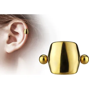 Piercing Šperky4U Cartilage piercing do ucha se štítem - CP1027-GD
