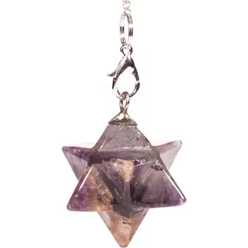 Milujeme Kameny Ametyst - kyvadlo merkaba 117513