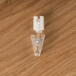 Plastová žabka do kolejnice 1,5 cm x 0,6 cm balení obsahuje 10 kusů Mybesthome Cena za 10 kusů v balení