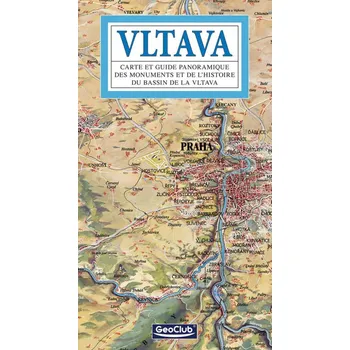 Vltava / panoramatická mapa francouzsky