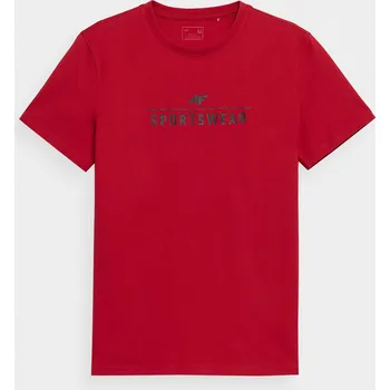 Pánské tričko 4F 4FSS23TTSHM539 RED Pánské tričko US 3XL