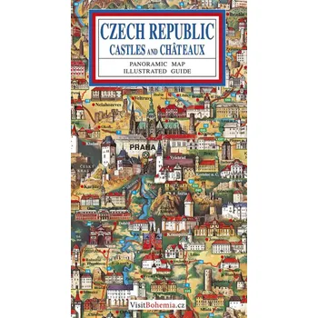 Česká republika / panoramatická mapa anglicky