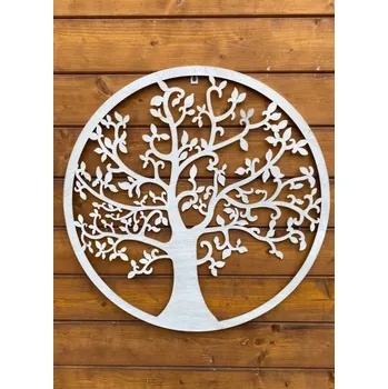 Strom života k zavěšení White 60cm