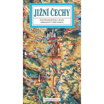 Jižní Čechy / panoramatická mapa česky