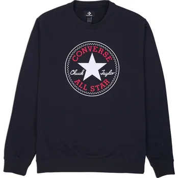 Pánská mikina converse GO-TO ALL STAR PATCH CREW SWEATSHIRT Unisex mikina US XS 10025471-A01