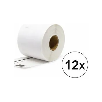 Samolepící etiketa Gigaprint za DYMO 2093093 89 mm x 36 mm, sada papírových samolepících štítků - 12 rolí - kompatibilní