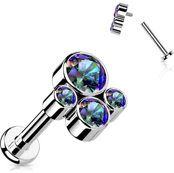 Piercing Šperky4U Piercing do brady / ucha TITAN - TIT1188VM-1208