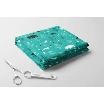 Softshell letní, Lesní zvěř Barva: Tyrkysová